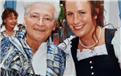 Kerze von Familie Werner Pistel, Conny Pistel-Pfeiffer mit F für Ingeborg Magel